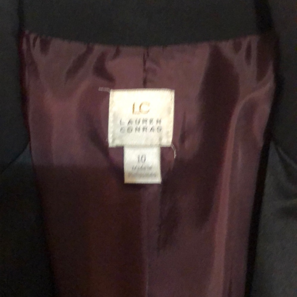 Blazer with satin accents